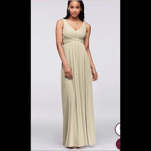 David's Bridal Dress - Champagne F15933